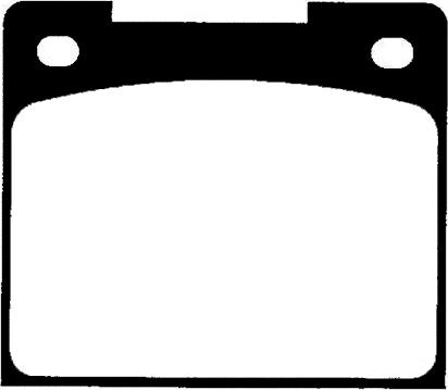 Roulunds Rubber 461584 - Комплект спирачно феродо, дискови спирачки vvparts.bg