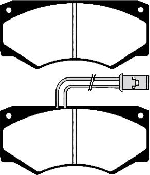 BOSCH 0986424132 - Комплект спирачно феродо, дискови спирачки vvparts.bg