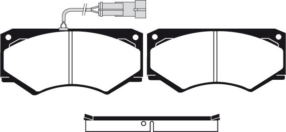 Raicam RA.0198.6 - Комплект спирачно феродо, дискови спирачки vvparts.bg