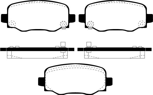 Raicam RA.0109.0 - Комплект спирачно феродо, дискови спирачки vvparts.bg