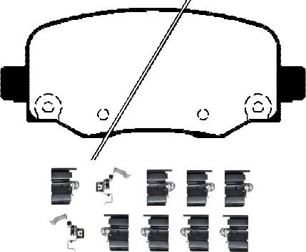 Raicam RA.0109.1K1 - Комплект спирачно феродо, дискови спирачки vvparts.bg