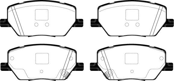 Raicam RA.0110.7 - Комплект спирачно феродо, дискови спирачки vvparts.bg