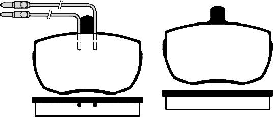 FORMA 203 - Комплект спирачно феродо, дискови спирачки vvparts.bg