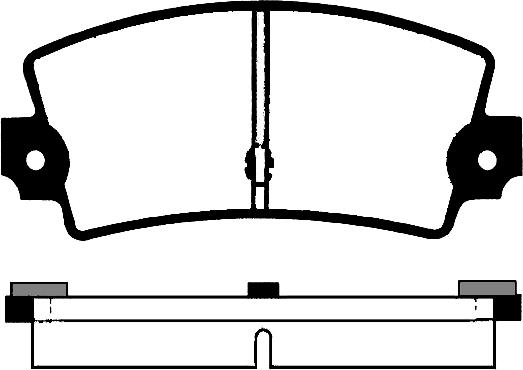 Raicam RA.0131.0 - Комплект спирачно феродо, дискови спирачки vvparts.bg