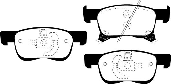 Raicam RA.0120.0 - Комплект спирачно феродо, дискови спирачки vvparts.bg