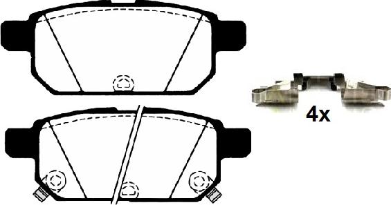 Raicam RA.0899.0K1 - Комплект спирачно феродо, дискови спирачки vvparts.bg