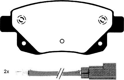 Raicam RA.0893.0 - Комплект спирачно феродо, дискови спирачки vvparts.bg