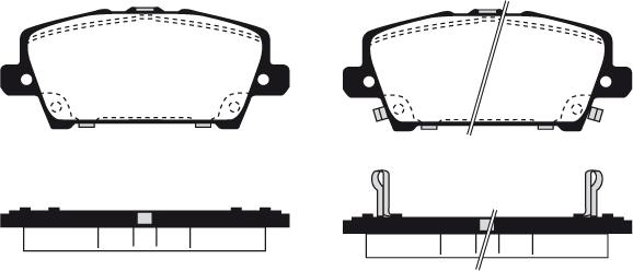 Raicam RA.0850.0 - Комплект спирачно феродо, дискови спирачки vvparts.bg