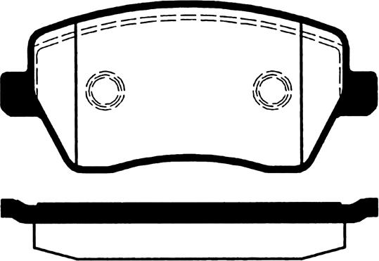 DOYEN RBP070 - Комплект спирачно феродо, дискови спирачки vvparts.bg