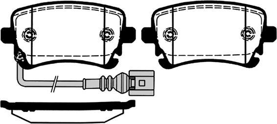 Raicam RA.0819.0 - Комплект спирачно феродо, дискови спирачки vvparts.bg