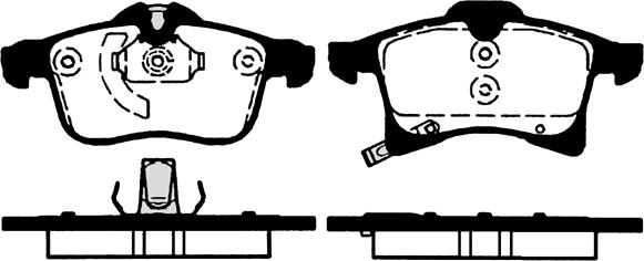 Raicam RA.0816.0 - Комплект спирачно феродо, дискови спирачки vvparts.bg