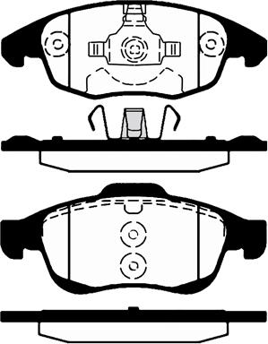 Raicam RA.0889.0 - Комплект спирачно феродо, дискови спирачки vvparts.bg