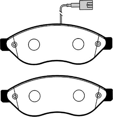 Raicam RA.0885.2 - Комплект спирачно феродо, дискови спирачки vvparts.bg