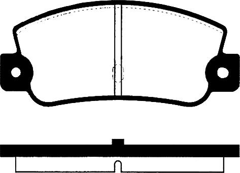 MGA MGA179 - Комплект спирачно феродо, дискови спирачки vvparts.bg