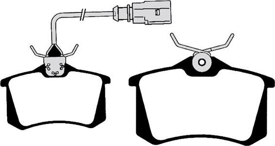 Brembo FBP1391 - Комплект спирачно феродо, дискови спирачки vvparts.bg