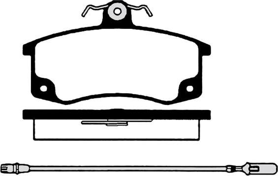 Raicam RA.0353.0 - Комплект спирачно феродо, дискови спирачки vvparts.bg