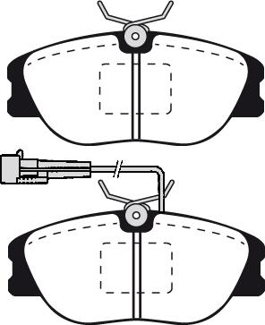 Lemförder 26546 - Комплект спирачно феродо, дискови спирачки vvparts.bg