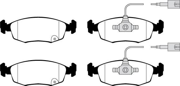 Raicam RA.0318.9 - Комплект спирачно феродо, дискови спирачки vvparts.bg