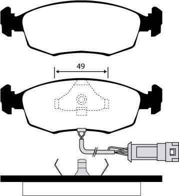 Raicam RA.0318.0 - Комплект спирачно феродо, дискови спирачки vvparts.bg