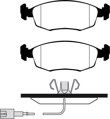 Raicam RA.0318.8 - Комплект спирачно феродо, дискови спирачки vvparts.bg