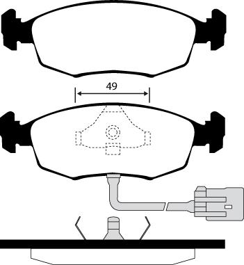 Raicam RA.0318.2 - Комплект спирачно феродо, дискови спирачки vvparts.bg