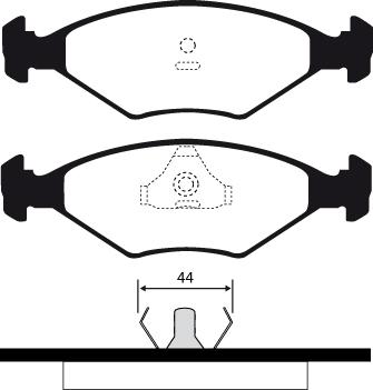 Raicam RA.0331.5 - Комплект спирачно феродо, дискови спирачки vvparts.bg