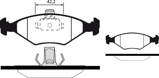 Raicam RA.0331.6 - Комплект спирачно феродо, дискови спирачки vvparts.bg