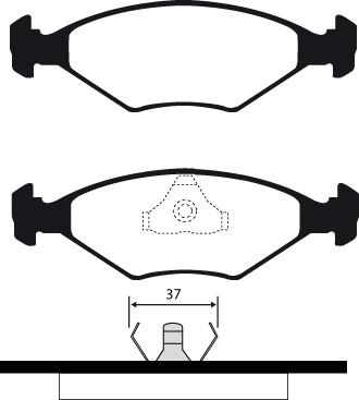 Raicam RA.0331.1 - Комплект спирачно феродо, дискови спирачки vvparts.bg