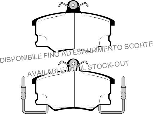 Lucas Electrical 6104641 - Комплект спирачно феродо, дискови спирачки vvparts.bg