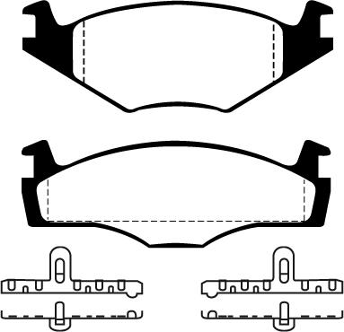 Raicam RA.0291.0 - Комплект спирачно феродо, дискови спирачки vvparts.bg