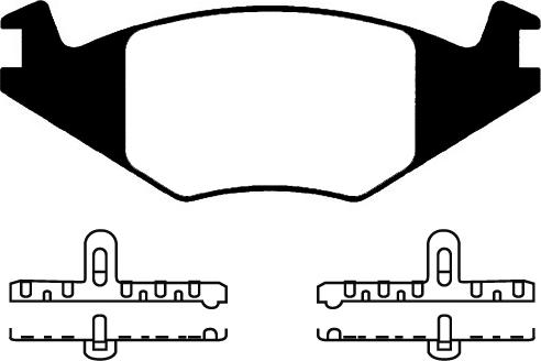 FORMA 439 - Комплект спирачно феродо, дискови спирачки vvparts.bg