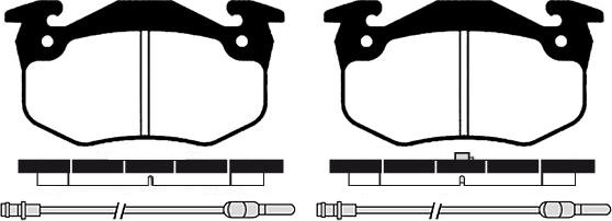 Raicam RA.0257.0 - Комплект спирачно феродо, дискови спирачки vvparts.bg