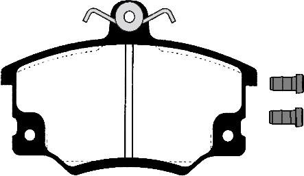 Raicam RA.0222.1 - Комплект спирачно феродо, дискови спирачки vvparts.bg