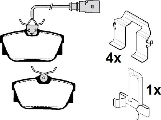 Raicam RA.0793.2K1 - Комплект спирачно феродо, дискови спирачки vvparts.bg