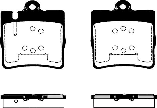 Raicam RA.0750.0 - Комплект спирачно феродо, дискови спирачки vvparts.bg