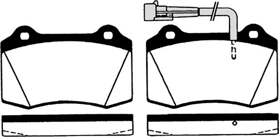 Raicam RA.0752.0 - Комплект спирачно феродо, дискови спирачки vvparts.bg