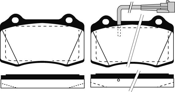 Raicam RA.0752.2 - Комплект спирачно феродо, дискови спирачки vvparts.bg