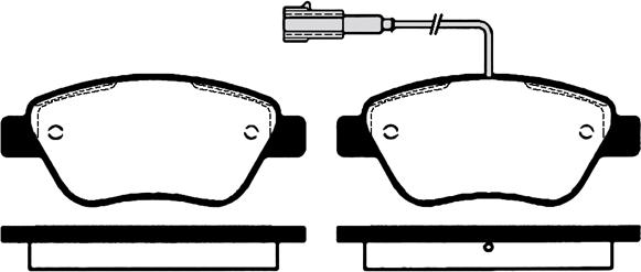 Raicam RA.1760.1 - Комплект спирачно феродо, дискови спирачки vvparts.bg