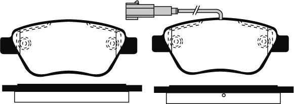 Raicam RA.0761.0 - Комплект спирачно феродо, дискови спирачки vvparts.bg