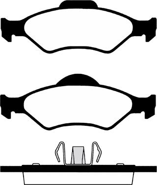 Raicam RA.0707.0 - Комплект спирачно феродо, дискови спирачки vvparts.bg