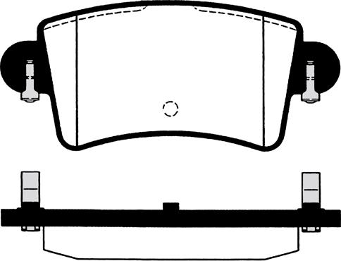 Ferodo FSL1453 - Комплект спирачно феродо, дискови спирачки vvparts.bg