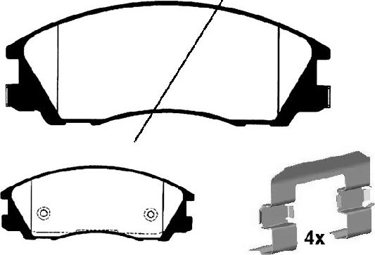 Raicam RA.0733.0K1 - Комплект спирачно феродо, дискови спирачки vvparts.bg