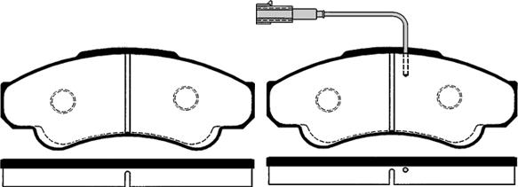 Raicam RA.0774.0 - Комплект спирачно феродо, дискови спирачки vvparts.bg