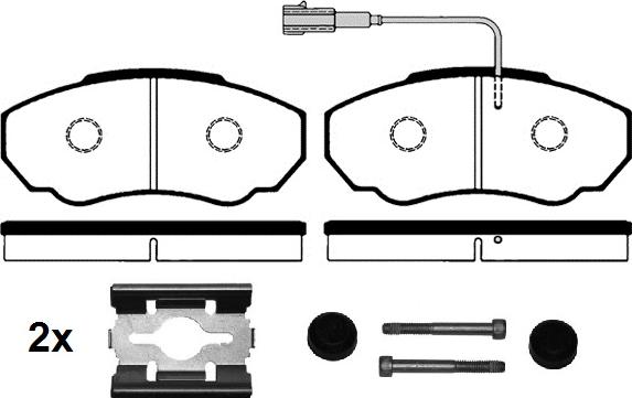 Raicam RA.0773.0K1 - Комплект спирачно феродо, дискови спирачки vvparts.bg