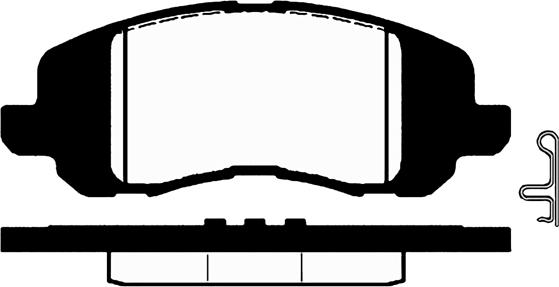 Raicam RA.1056.0 - Комплект спирачно феродо, дискови спирачки vvparts.bg