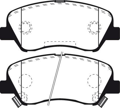 Valeo 671766 - Комплект спирачно феродо, дискови спирачки vvparts.bg