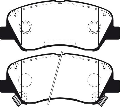 Raicam RA.1052.1 - Комплект спирачно феродо, дискови спирачки vvparts.bg