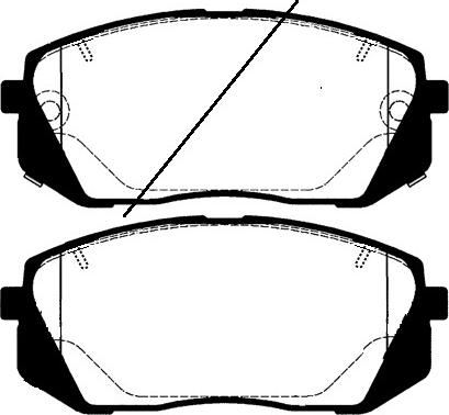 Raicam RA.1009.1 - Комплект спирачно феродо, дискови спирачки vvparts.bg