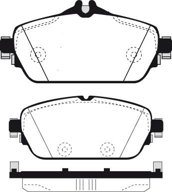 Raicam RA.1084.0 - Комплект спирачно феродо, дискови спирачки vvparts.bg