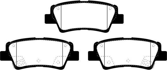 Raicam RA.1037.2 - Комплект спирачно феродо, дискови спирачки vvparts.bg